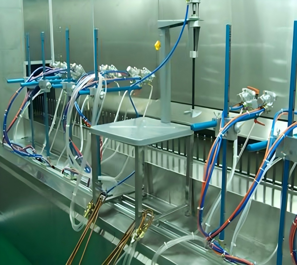 塑料件自动喷漆线-Automatic Spraying Line for Plastic Parts