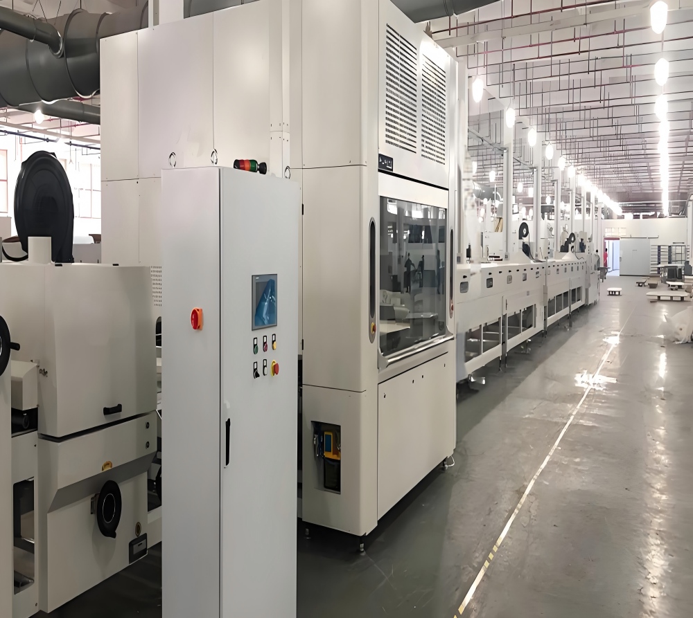 吊顶隔音板自动在线往复喷涂线-Automatic Spraying Line for Ceiling Soundproof Panels