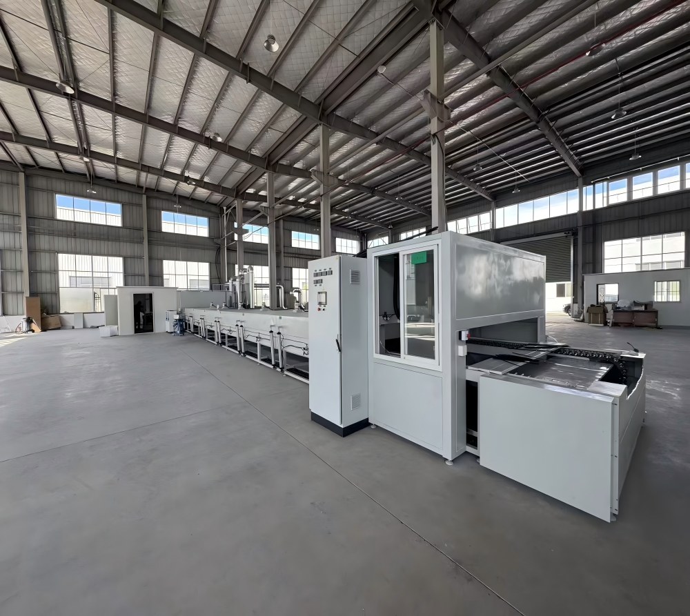 新能源汽车部件尾门弹簧隔音降噪植绒流水线-Sound Insulation & Noise Reduction Flocking Production Line for Tailgate Springs of New Energy Vehicle Components