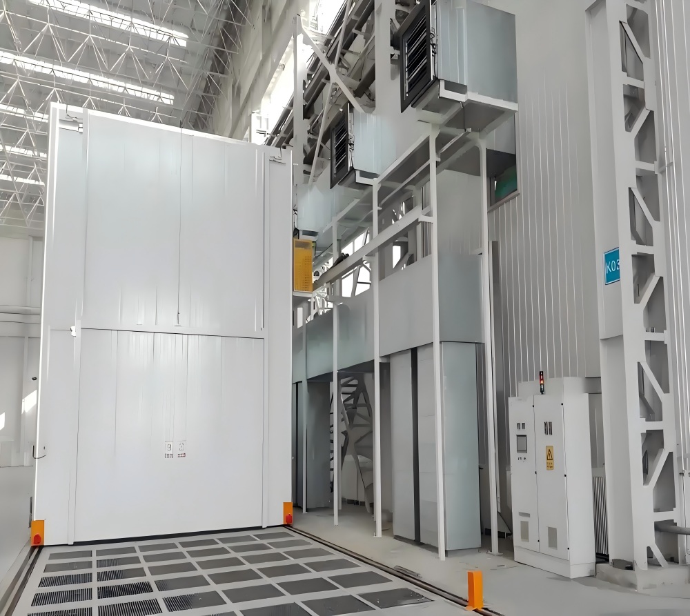 天然气加热重型轨道式烘房-Natural Gas-Heated Heavy-Duty Roller-Type Oven