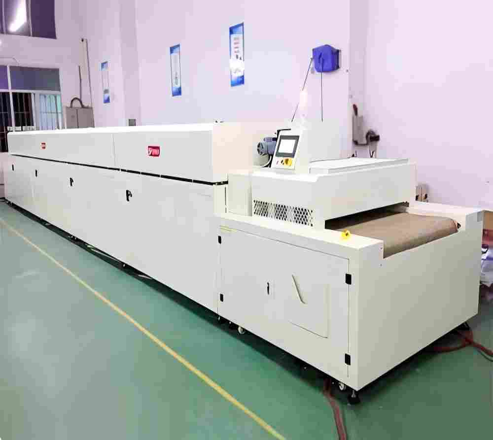 特氟龙网带隧道烘干线-Teflon Mesh Belt Tunnel Drying Line 